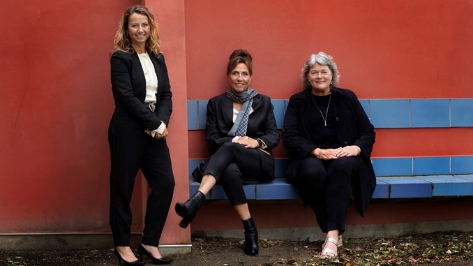 Merete Agergaard, Susanne Lauth og Rikke Würtz